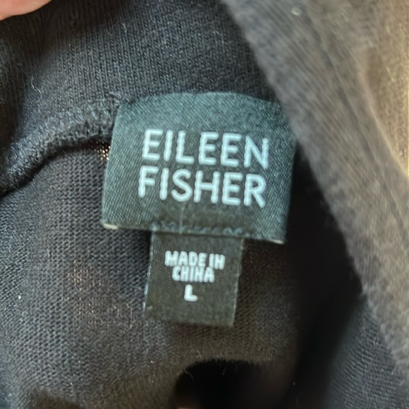 Eileen Fisher Cotton Full Zipper Jacket Size Large - Picture 4 of 8